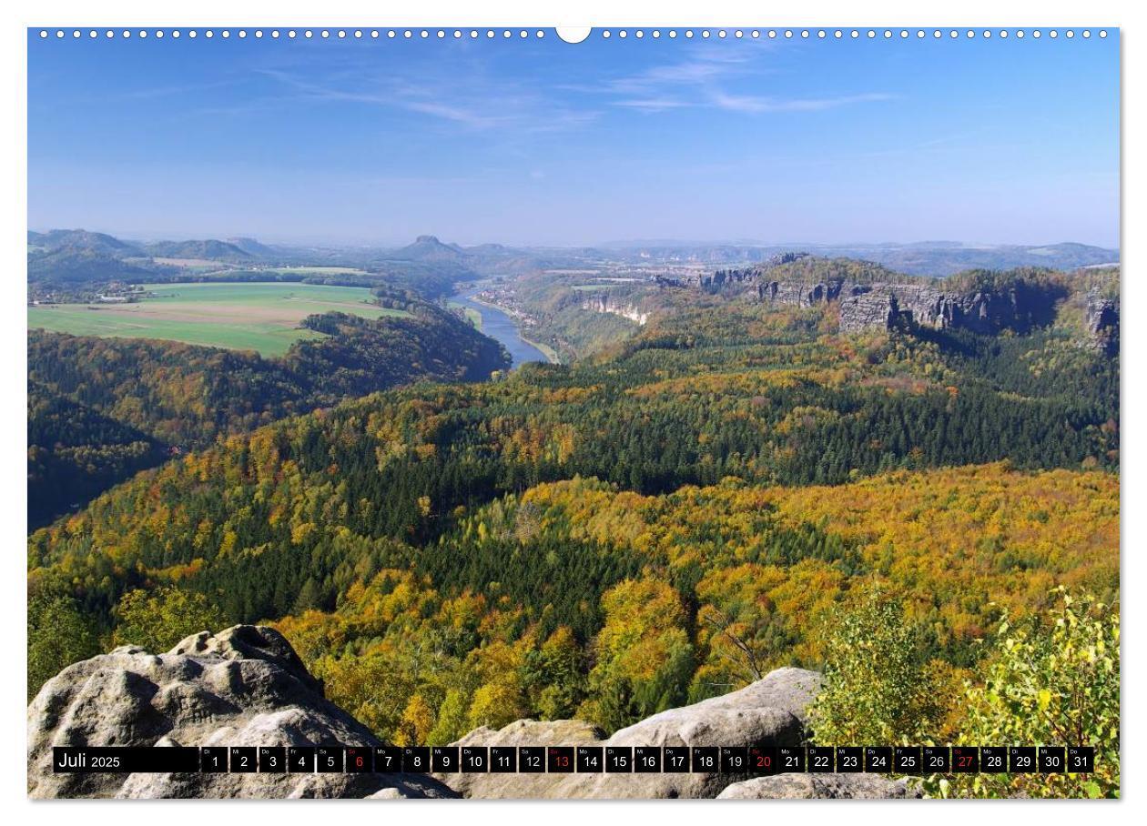 Bild: 9783435705085 | Elbsandsteingebirge (hochwertiger Premium Wandkalender 2025 DIN A2...