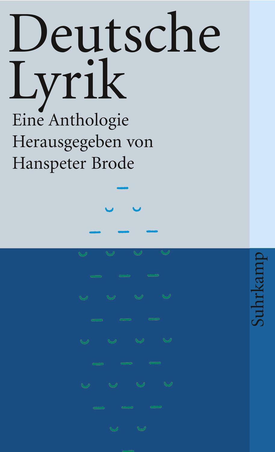 Cover: 9783518381076 | Deutsche Lyrik | Eine Anthologie | Hanspeter Brode | Taschenbuch