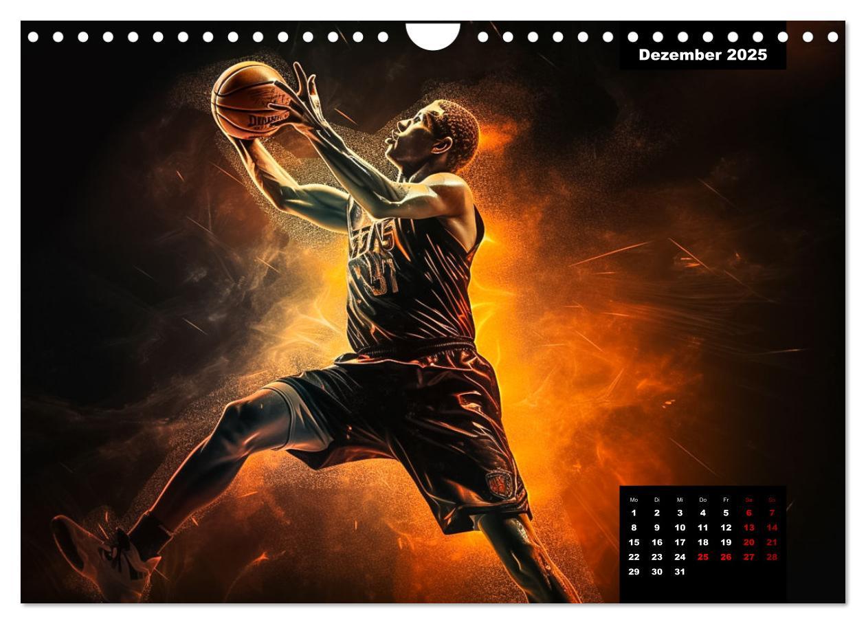 Bild: 9783383866999 | Faszination Basketball (Wandkalender 2025 DIN A4 quer), CALVENDO...