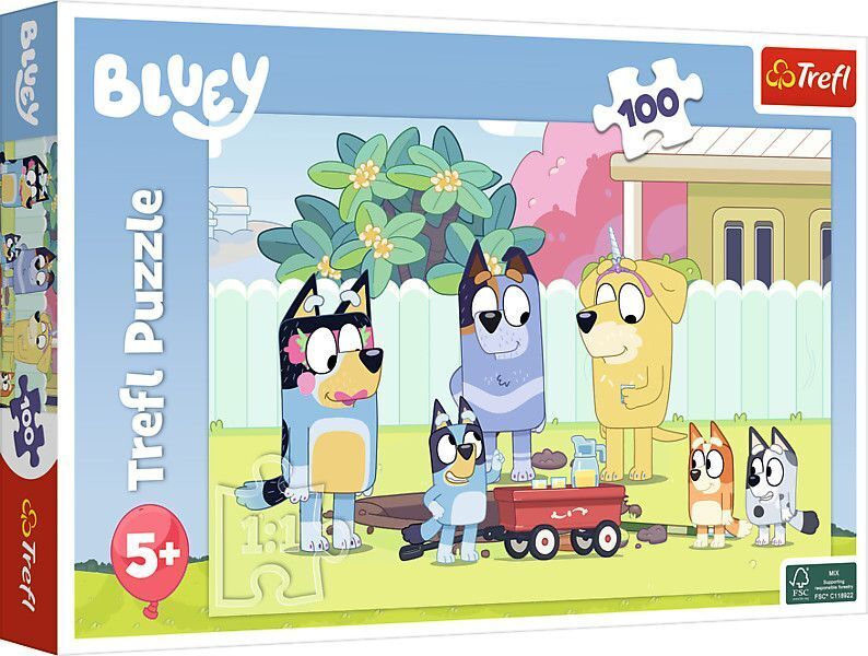 Cover: 5900511164718 | Puzzle 100 - Bluey | Spiel | In Kartonage | 16471 | 2024 | Trefl