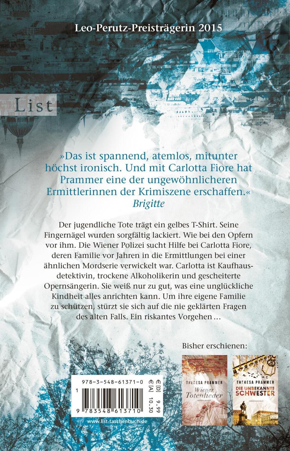 Rückseite: 9783548613710 | Mörderische Wahrheiten | Theresa Prammer | Taschenbuch | Deutsch