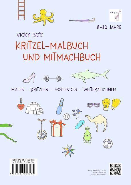 Bild: 9783944956312 | Vicky Bo's Kritzel-Malbuch und Mitmachbuch | Vicky Bo | Taschenbuch