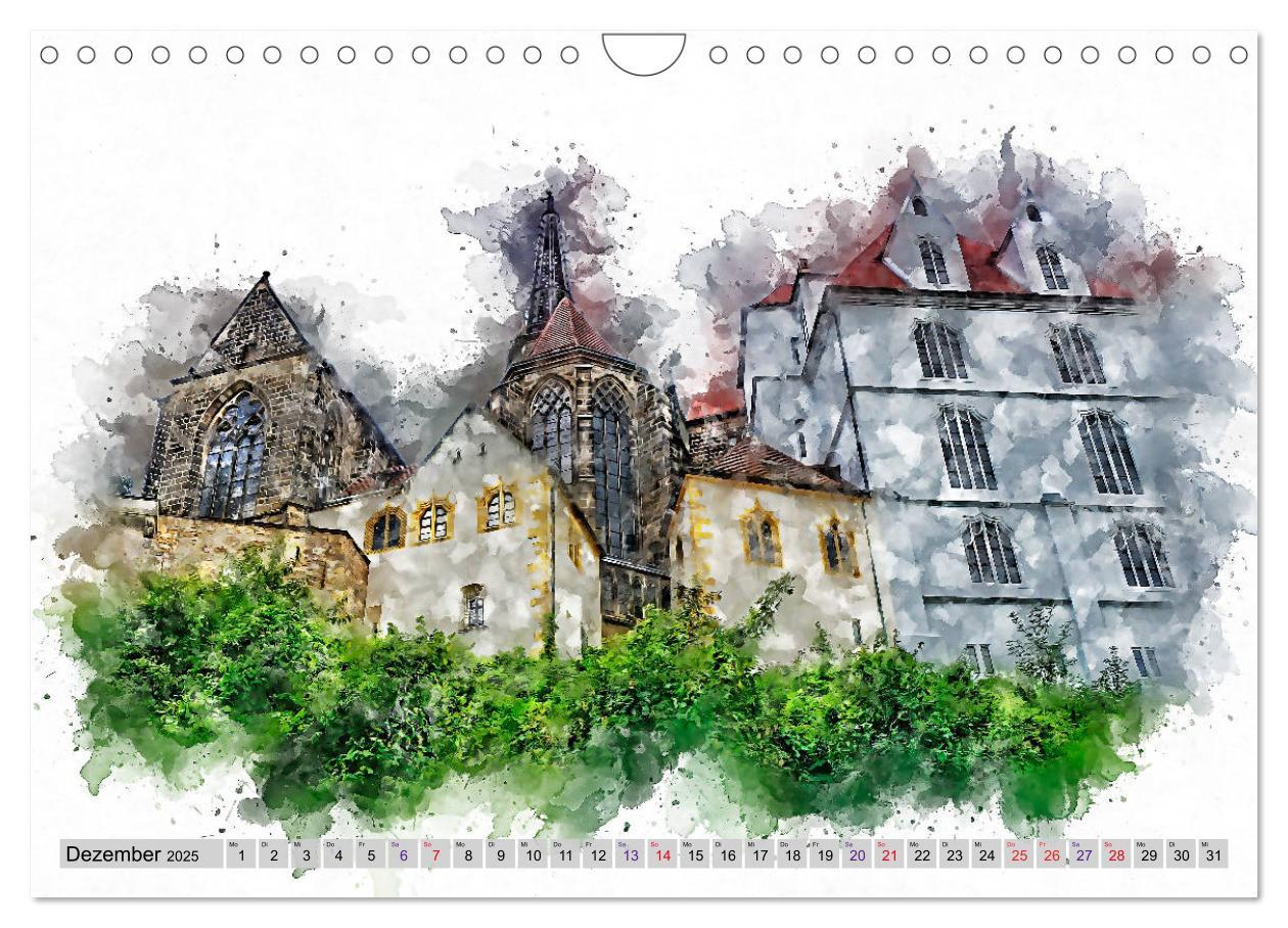 Bild: 9783435301928 | Malerisches Meißen (Wandkalender 2025 DIN A4 quer), CALVENDO...