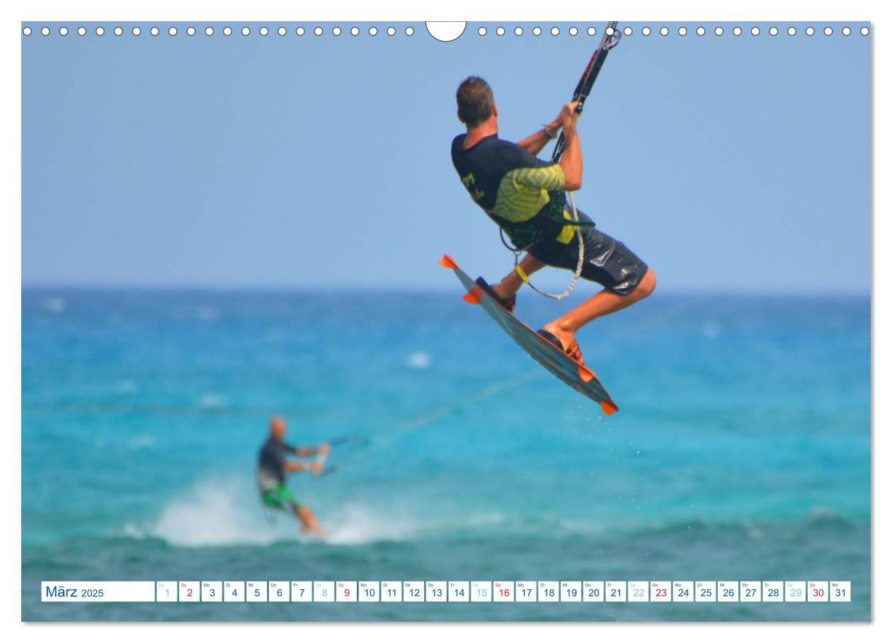 Bild: 9783435477449 | Kitesurfen - Wind und Wellen (Wandkalender 2025 DIN A3 quer),...