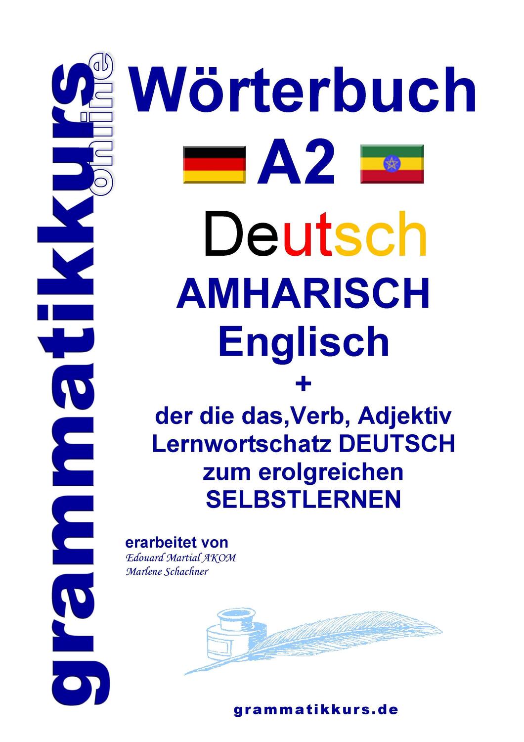 Cover: 9783839162705 | Wörterbuch Deutsch - Amharisch - Englisch A2 | Marlene Schachner