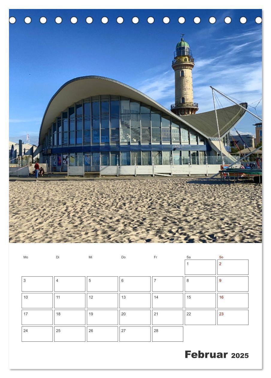 Bild: 9783435901982 | Warnemünde Urlaub für zu Hause (Tischkalender 2025 DIN A5 hoch),...