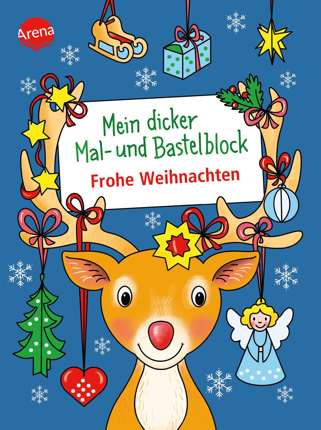 Cover: 9783401720500 | Mein dicker Mal- und Bastelblock. Frohe Weihnachten | Beurenmeister