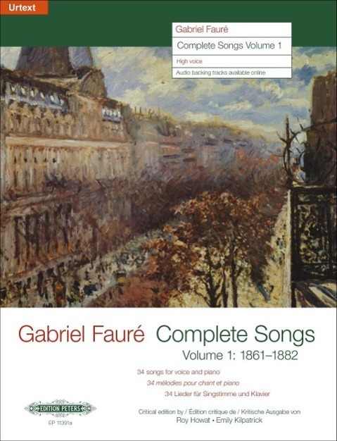 Cover: 9790014117603 | Complete Songs (High Voice): 1861-1882, Urtext | Taschenbuch | XLIII