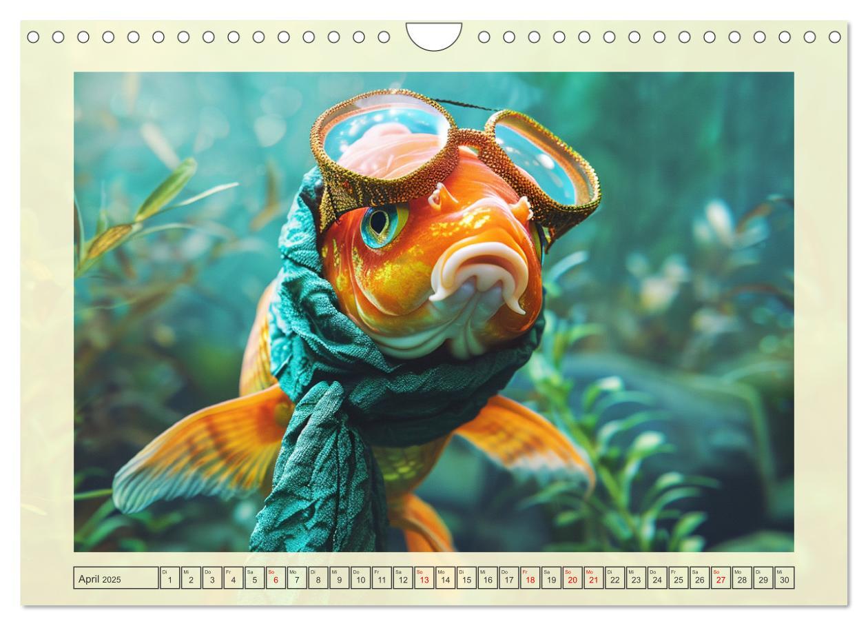 Bild: 9783435463763 | Fashion-Fisch. Die lustige Welt der Unterwasser-Mode (Wandkalender...