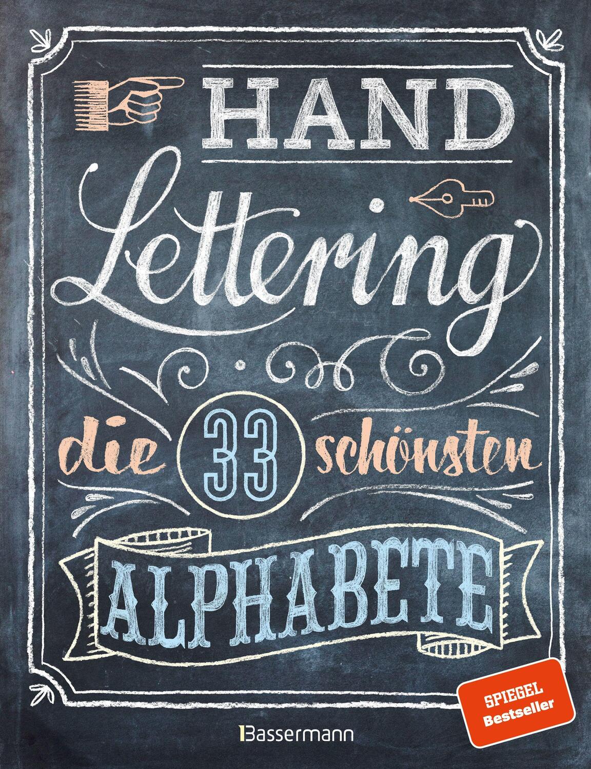 Cover: 9783809438038 | Handlettering. Die 33 schönsten Alphabete mit Rahmen, Ornamenten...