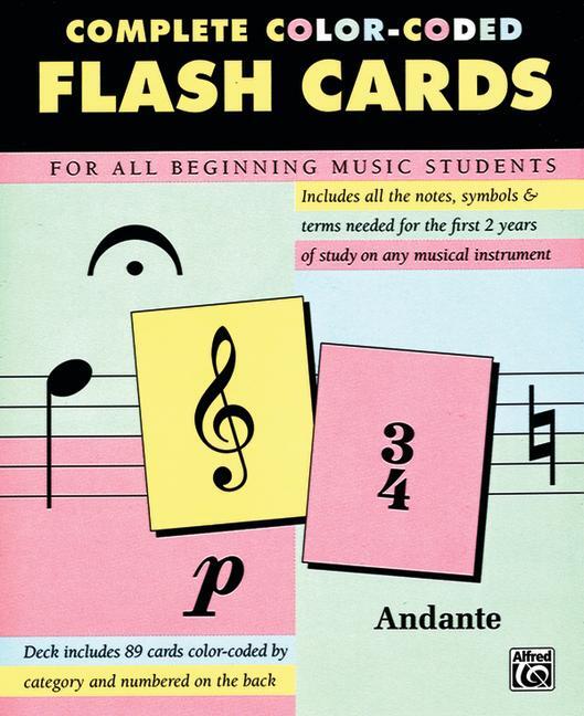 Cover: 9780739015575 | Complete Color-Coded Flash Cards | Box | Instrumentenkarte | Englisch