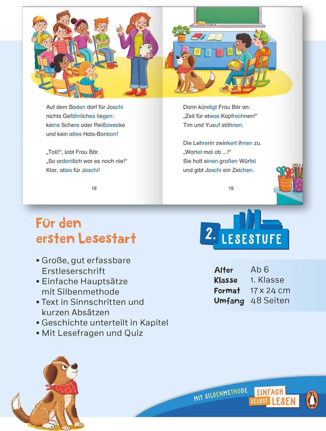 Bild: 9783328302810 | Penguin JUNIOR - Einfach selbst lesen: Eine Klasse mit Wuff -...