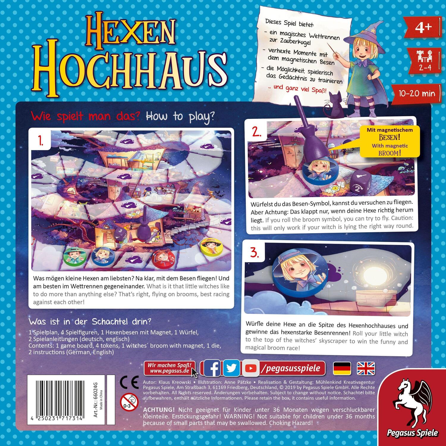 Bild: 4250231717314 | Hexenhochhaus | Spiel | Deutsch | 2019 | Pegasus | EAN 4250231717314