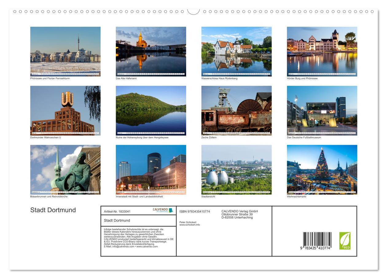 Bild: 9783435410774 | Stadt Dortmund (Wandkalender 2025 DIN A2 quer), CALVENDO...