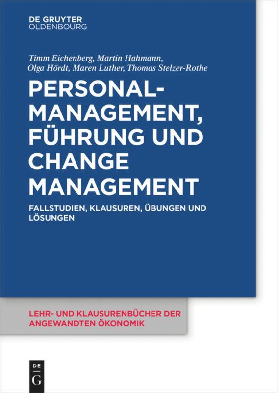 Cover: 9783110480801 | Personalmanagement, Führung und Change-Management | Eichenberg (u. a.)