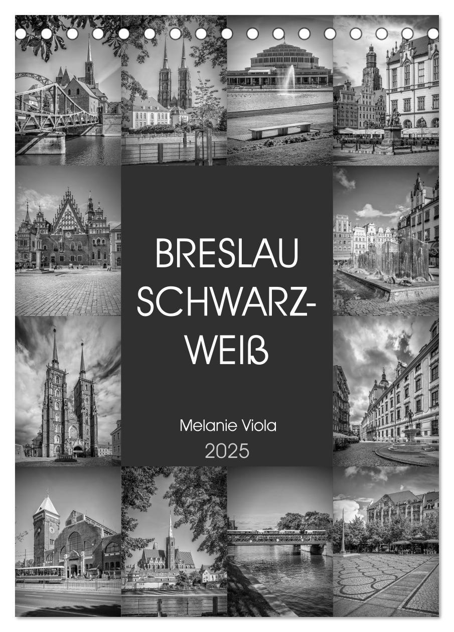 Cover: 9783435976423 | BRESLAU SCHWARZWEIß (Tischkalender 2025 DIN A5 hoch), CALVENDO...