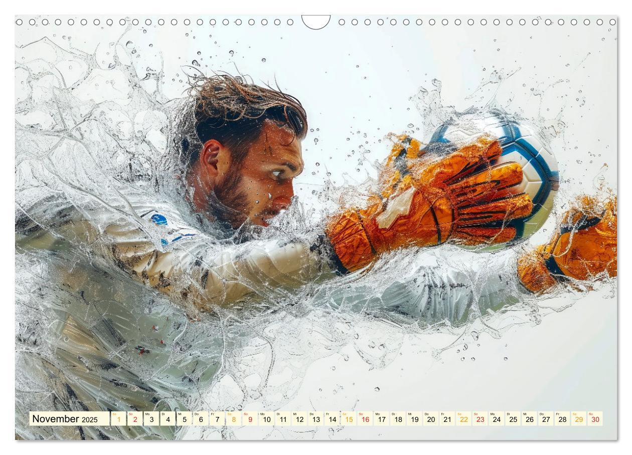 Bild: 9783383772351 | Fußball Torwart (Wandkalender 2025 DIN A3 quer), CALVENDO...