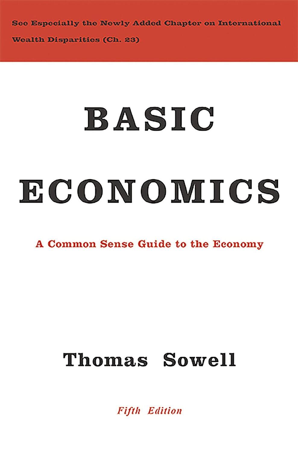 Cover: 9780465060733 | Basic Economics | A Common Sense Guide to the Economy | Thomas Sowell