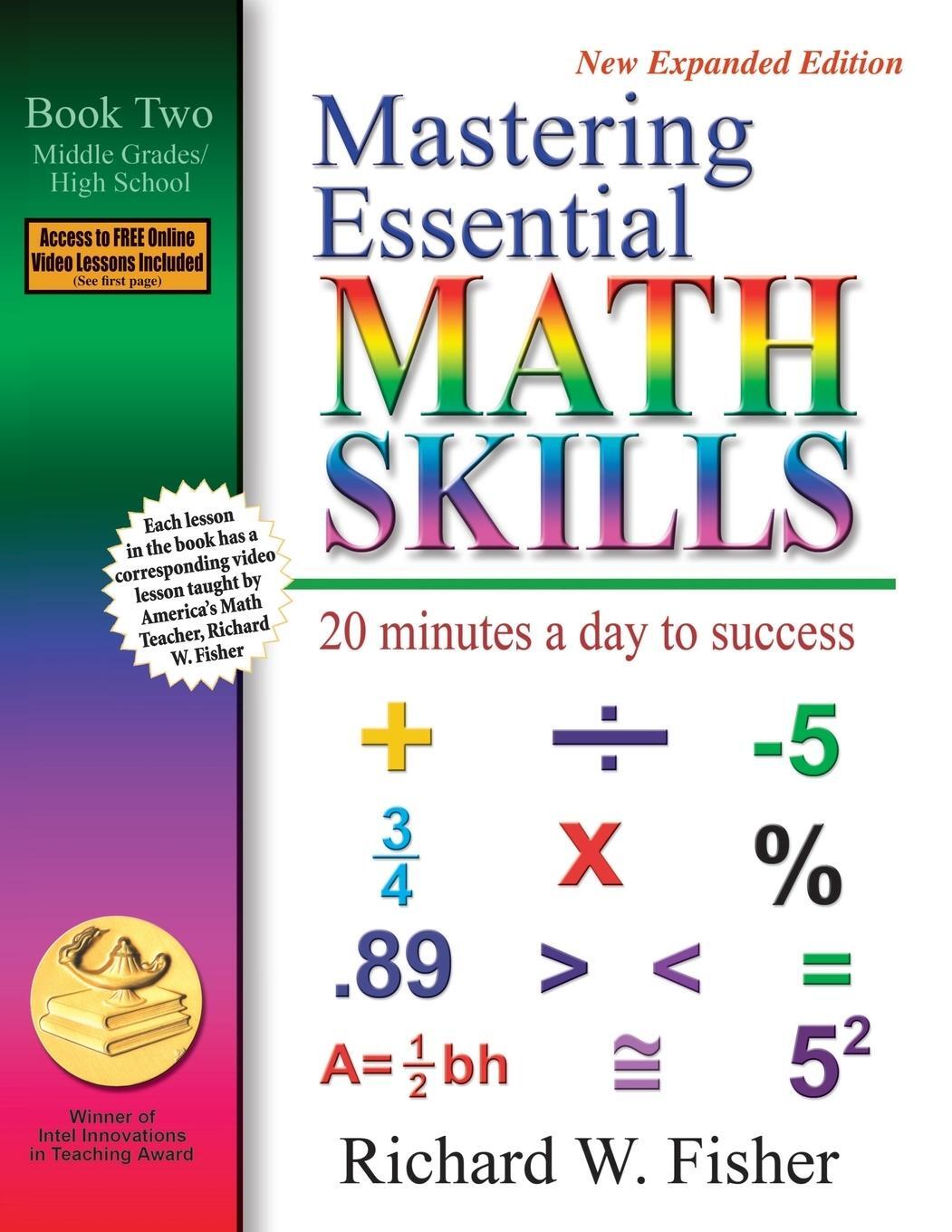 Cover: 9780966621129 | Mastering Essential Math Skills, Book Two, Middle Grades/High School