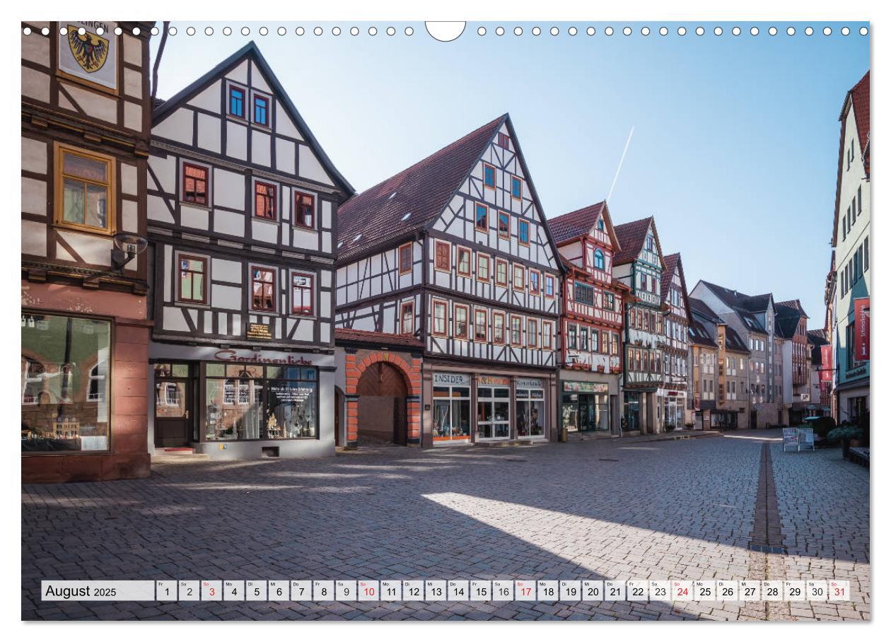 Bild: 9783435176649 | Fachwerk in Schmalkalden (Wandkalender 2025 DIN A3 quer), CALVENDO...