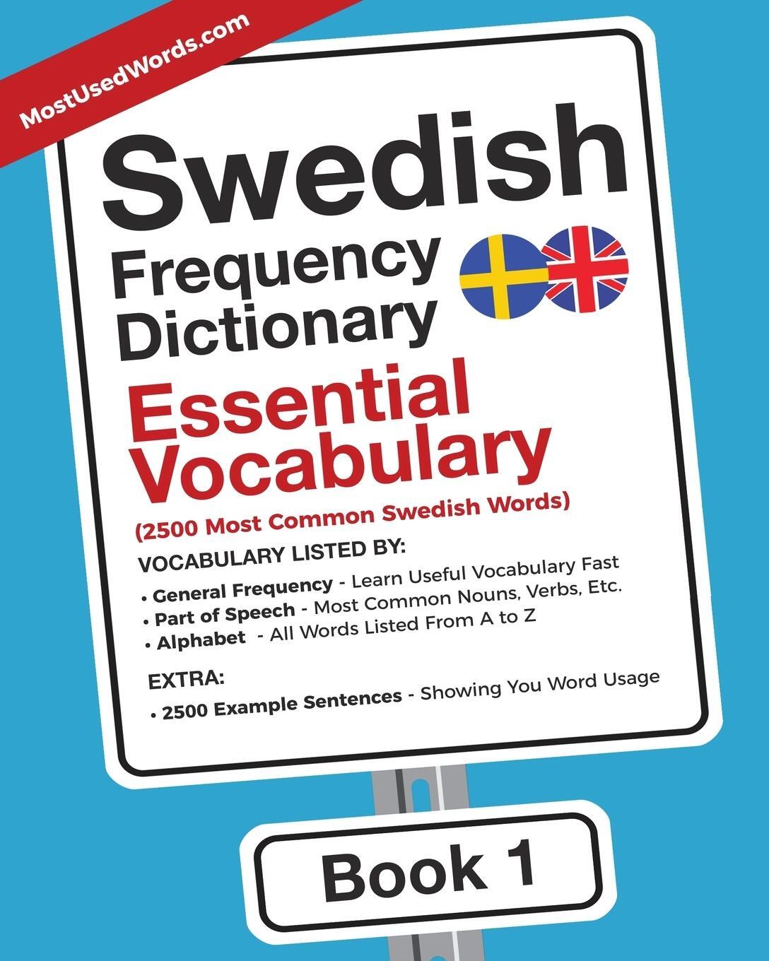 Cover: 9789492637048 | Swedish Frequency Dictionary - Essential Vocabulary | Mostusedwords