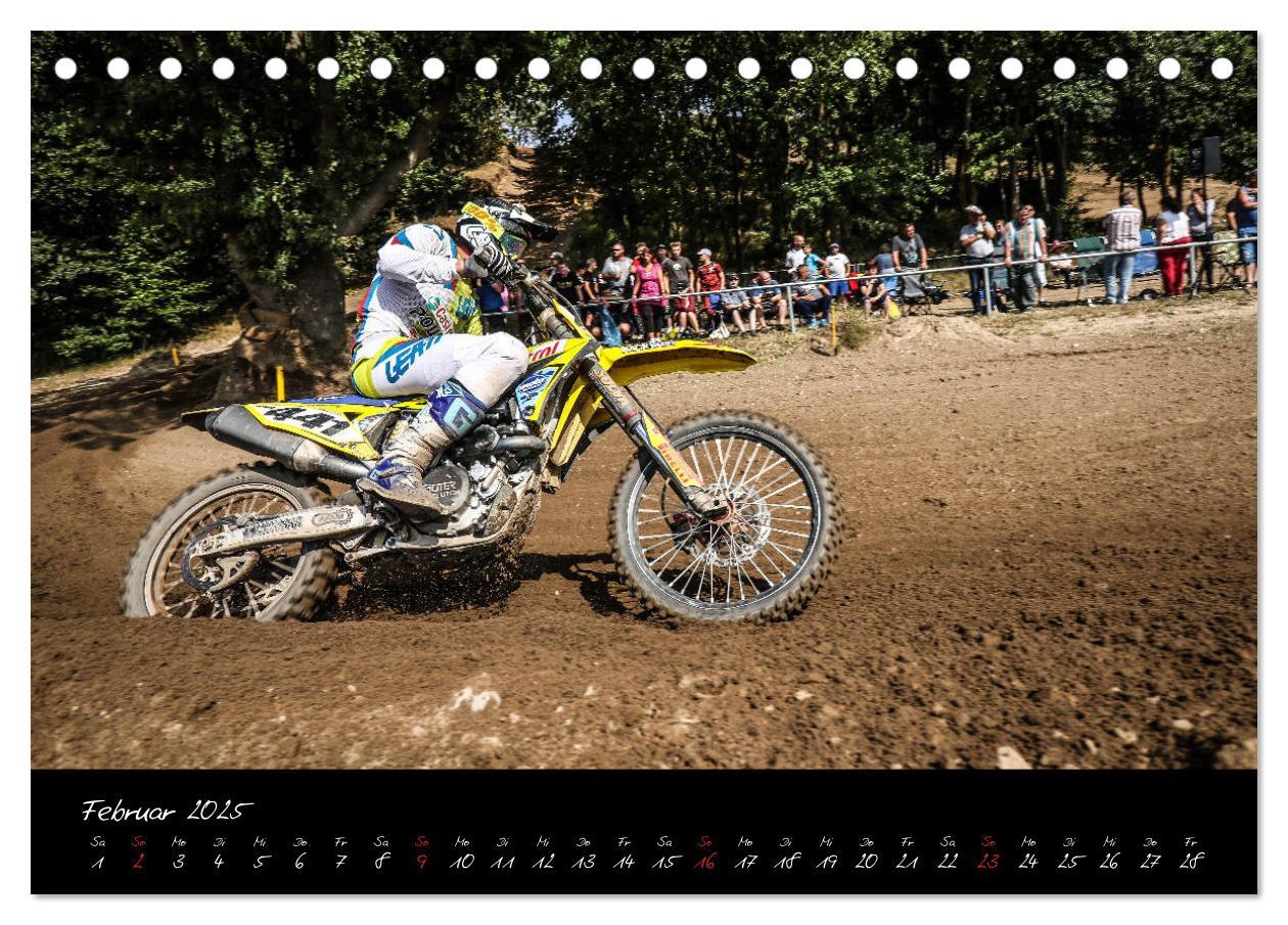 Bild: 9783435294381 | Motocross Racing 2025 (Tischkalender 2025 DIN A5 quer), CALVENDO...