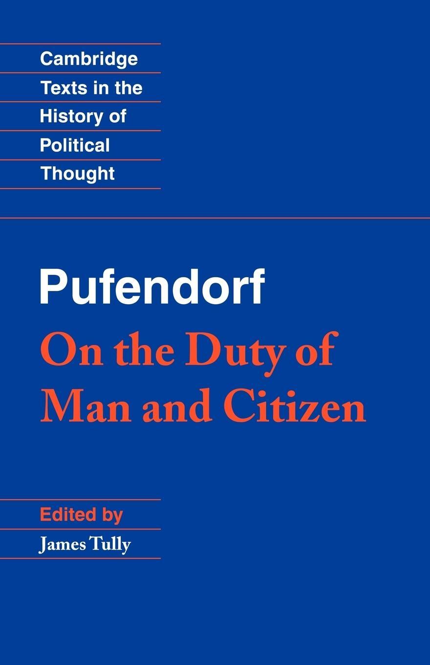 Cover: 9780521359801 | Pufendorf | On the Duty of Man and Citizen According to Natural Law