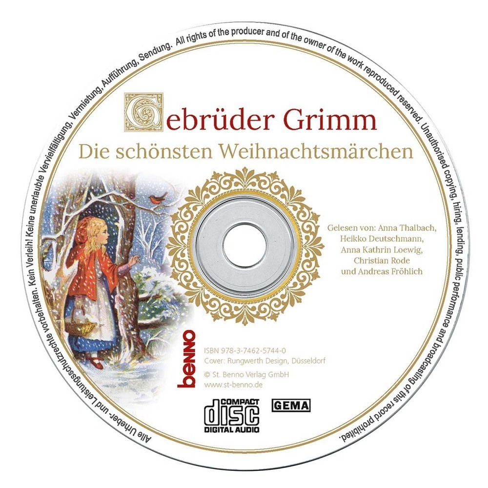 Bild: 9783746257440 | Gebrüder Grimm - Die schönsten Weihnachtsmärchen, Audio-CD | Audio-CD