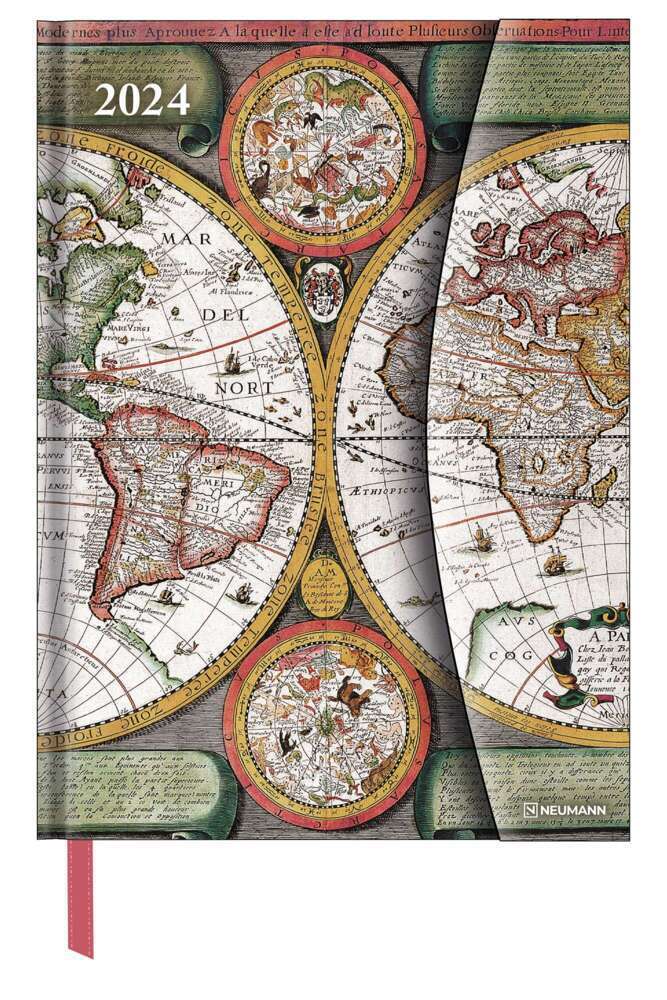 Cover: 4002725987099 | Antique Maps 2024 - Diary - Buchkalender - Taschenkalender - 16x22