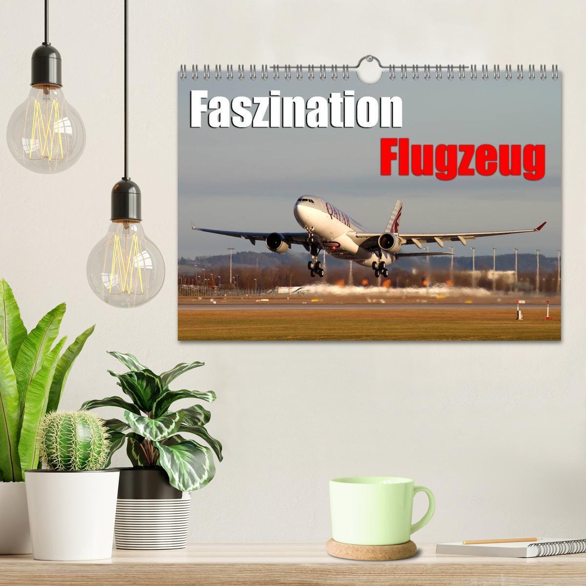 Bild: 9783435673896 | Faszination Flugzeug (Wandkalender 2025 DIN A4 quer), CALVENDO...