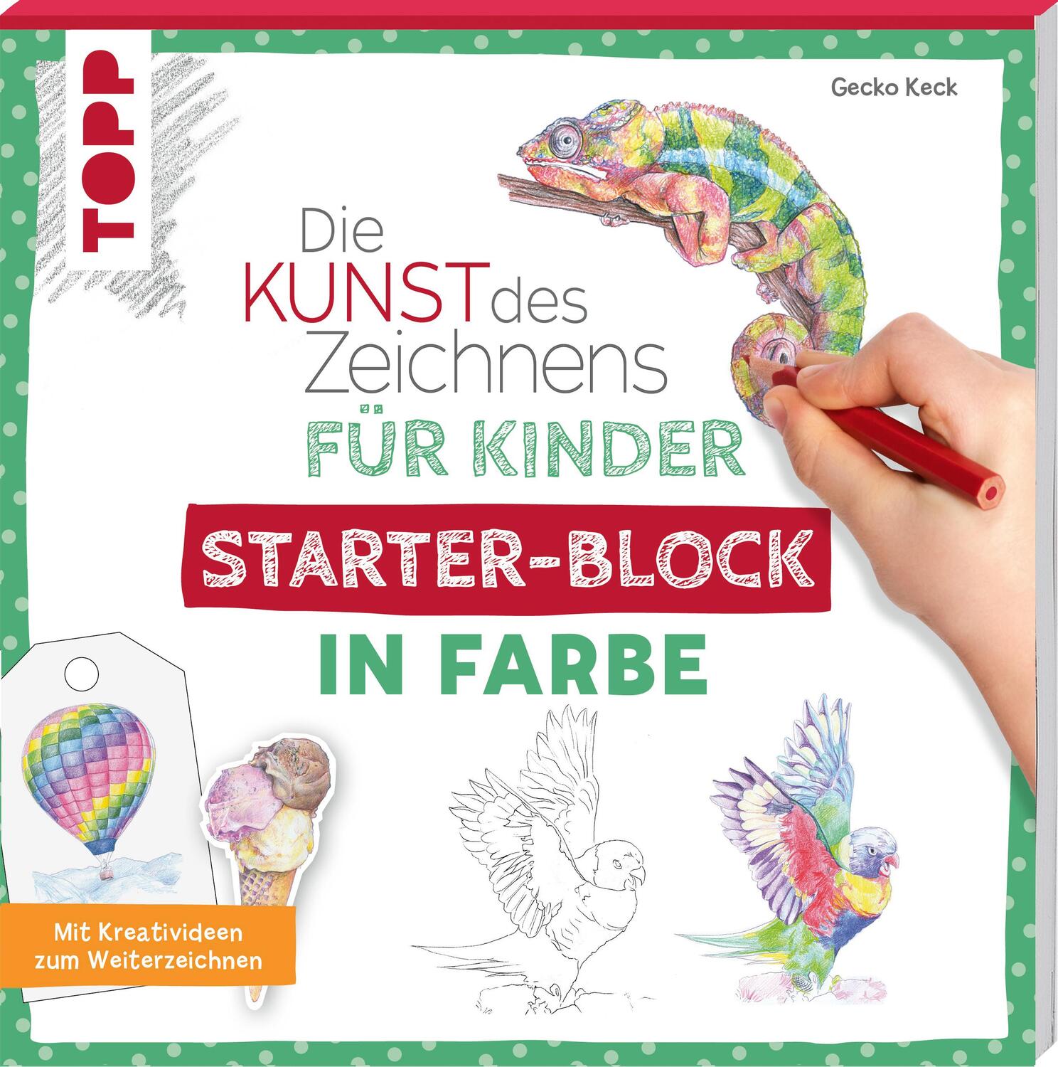 Cover: 9783735890870 | Die Kunst des Zeichnens für Kinder Starter-Block - In Farbe | Keck