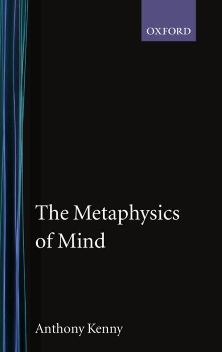 Cover: 9780192830708 | The Metaphysics of Mind | Anthony Kenny | Taschenbuch | Englisch