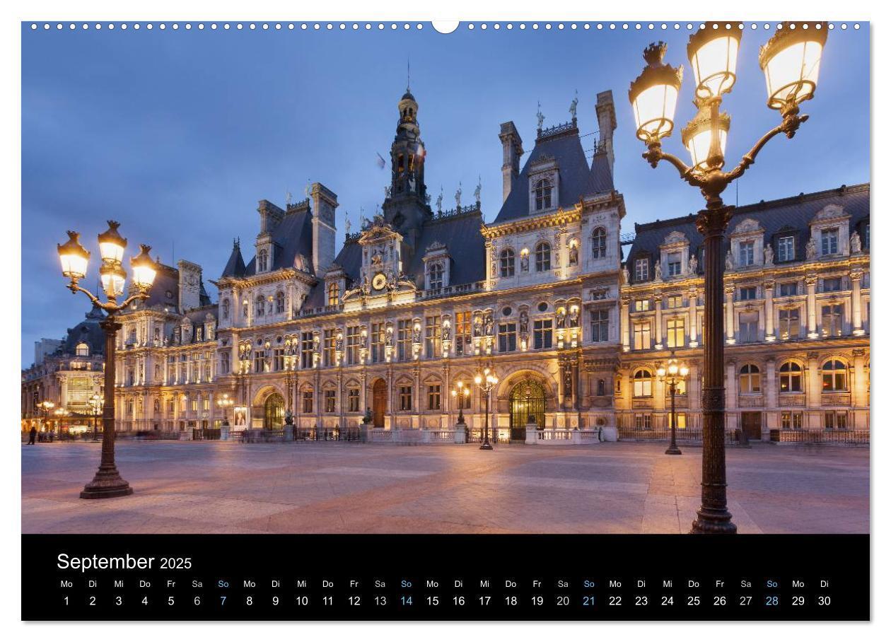 Bild: 9783435565306 | Paris bei Nacht 2025 (Wandkalender 2025 DIN A2 quer), CALVENDO...