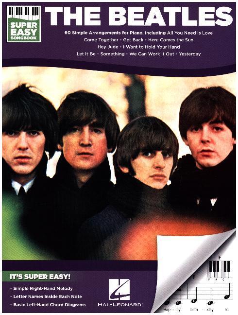 Cover: 888680647421 | The Beatles - Super Easy Songbook | 60 Simple Arrangements for Piano