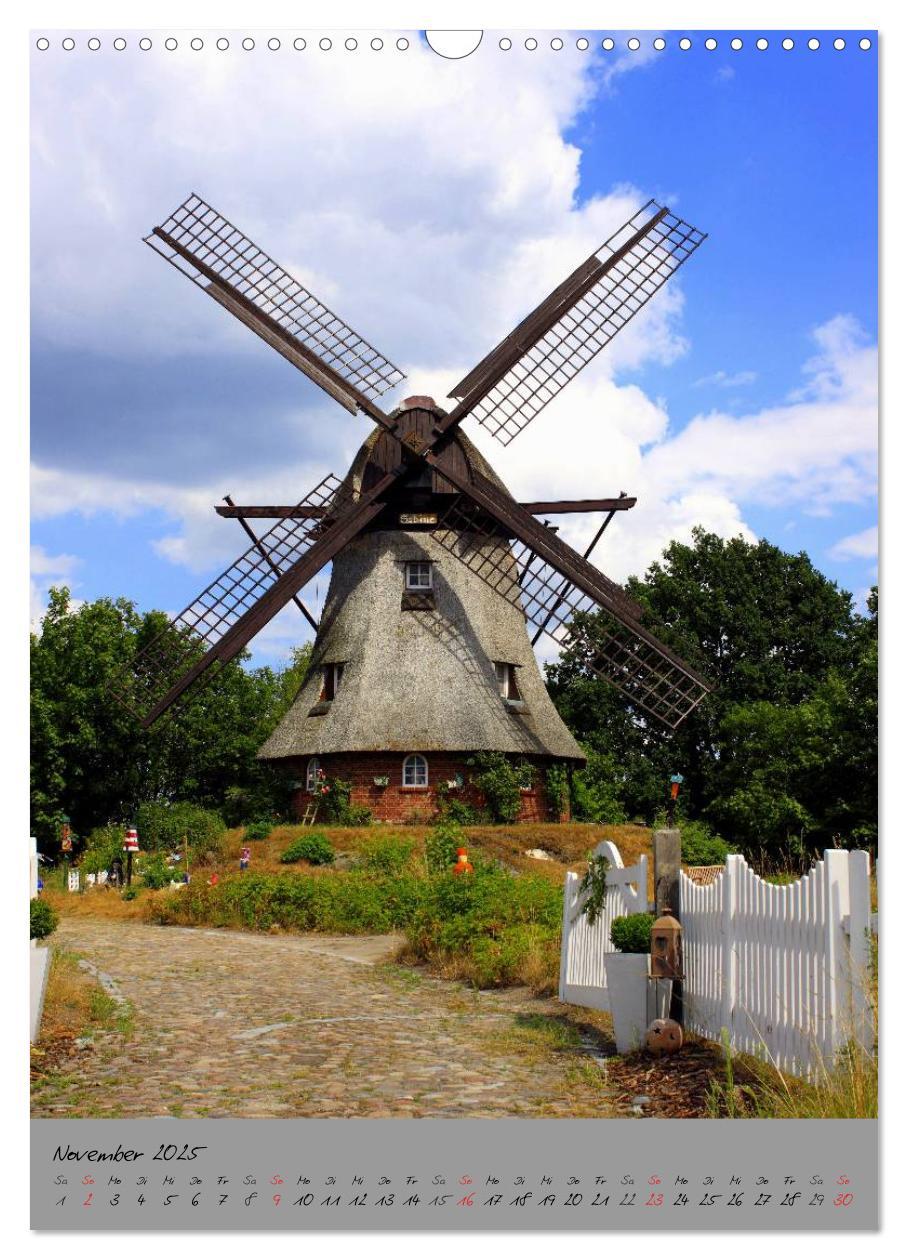 Bild: 9783457030264 | Windmühlen in Norddeutschland (Wandkalender 2025 DIN A3 hoch),...