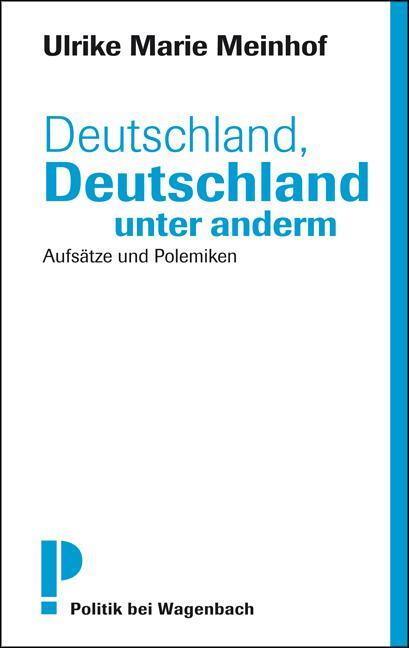Cover: 9783803126900 | Deutschland, Deutschland unter anderm | Aufsätze und Polemiken | Buch
