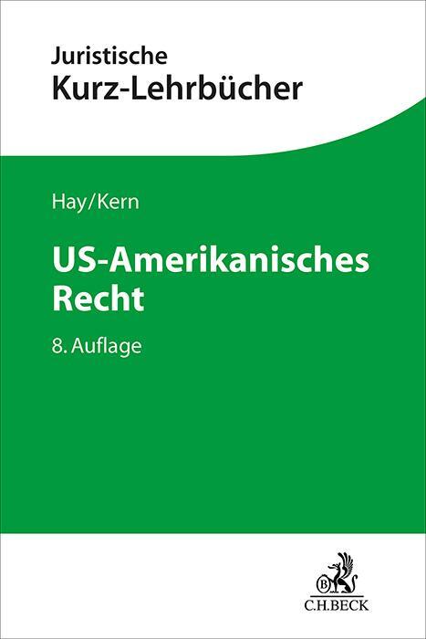 Cover: 9783406822902 | US-Amerikanisches Recht | Peter Hay (u. a.) | Taschenbuch | XV | 2024