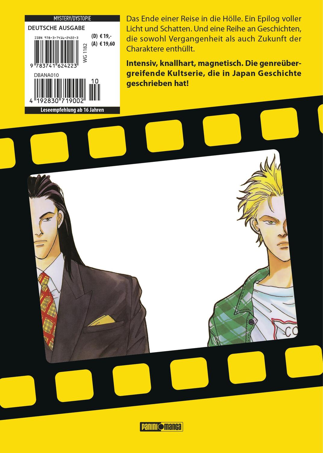 Rückseite: 9783741624223 | Banana Fish: Ultimative Edition 10 | Bd. 10 | Akimi Yoshida | Buch