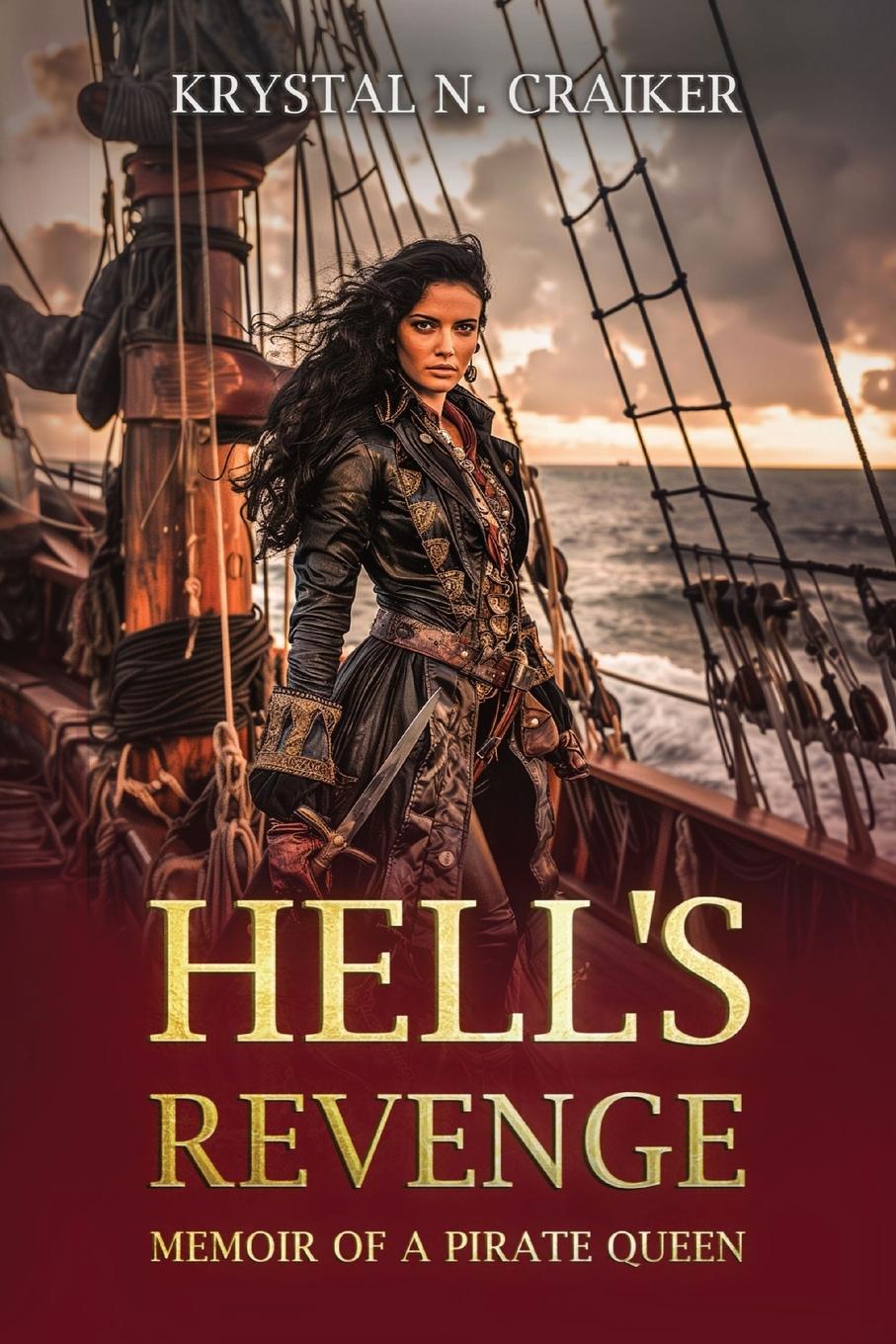 Cover: 9781734076721 | Hell's Revenge | Memoir of a Pirate Queen | Krystal N. Craiker | Buch