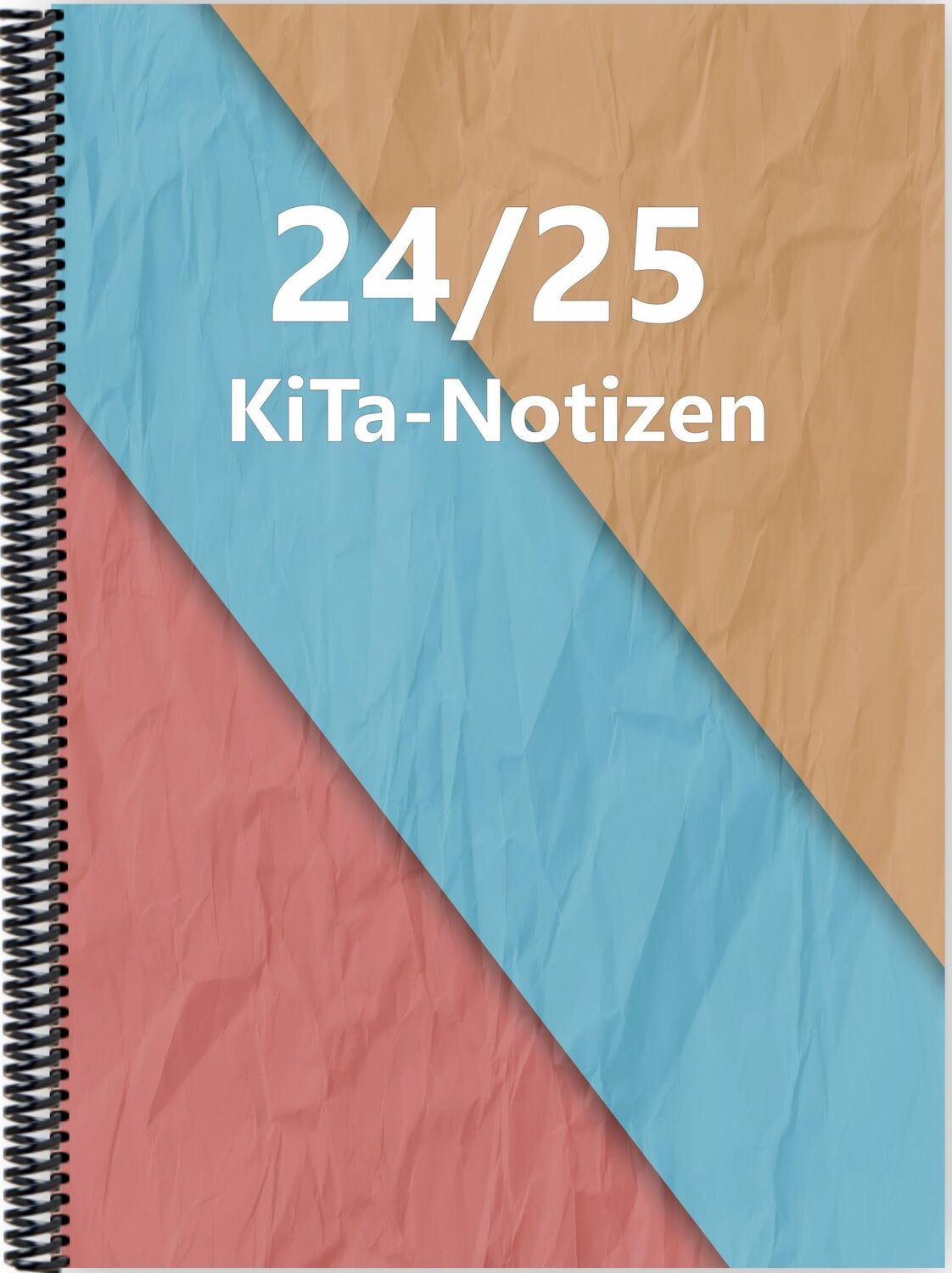 Cover: 4262416631056 | Kita-Notizen 2024/25 | DIN A4-Format mit Spiralbindung, bunt | Gmbh