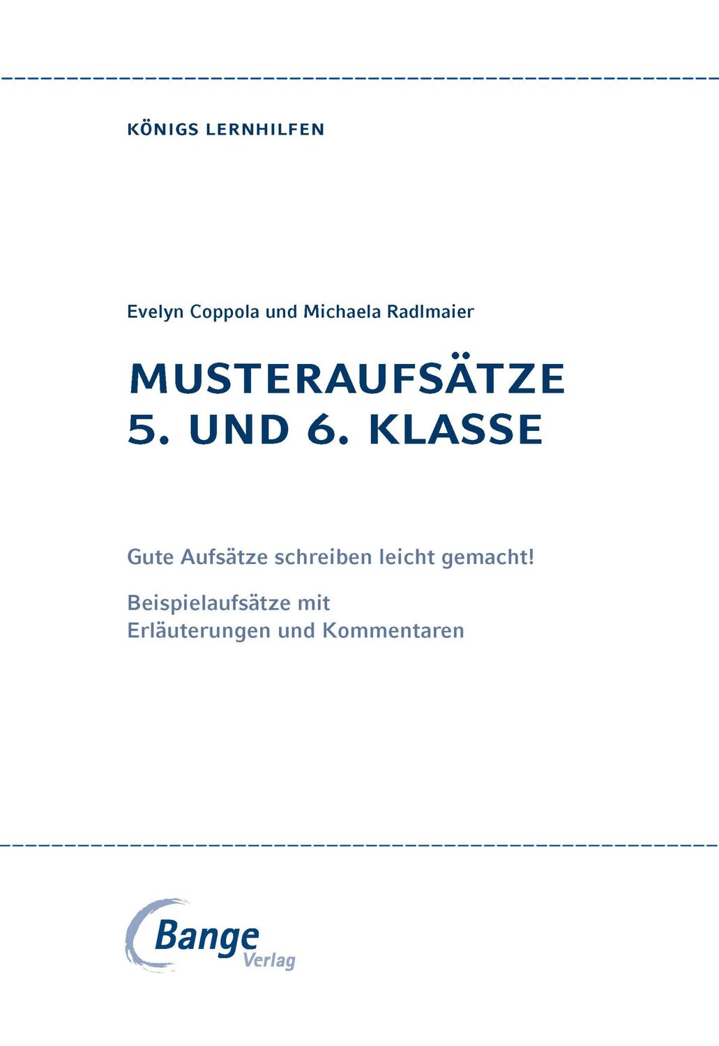 Bild: 9783804412408 | Königs Lernhilfen: Musteraufsätze für die 5./6. Klasse | Taschenbuch