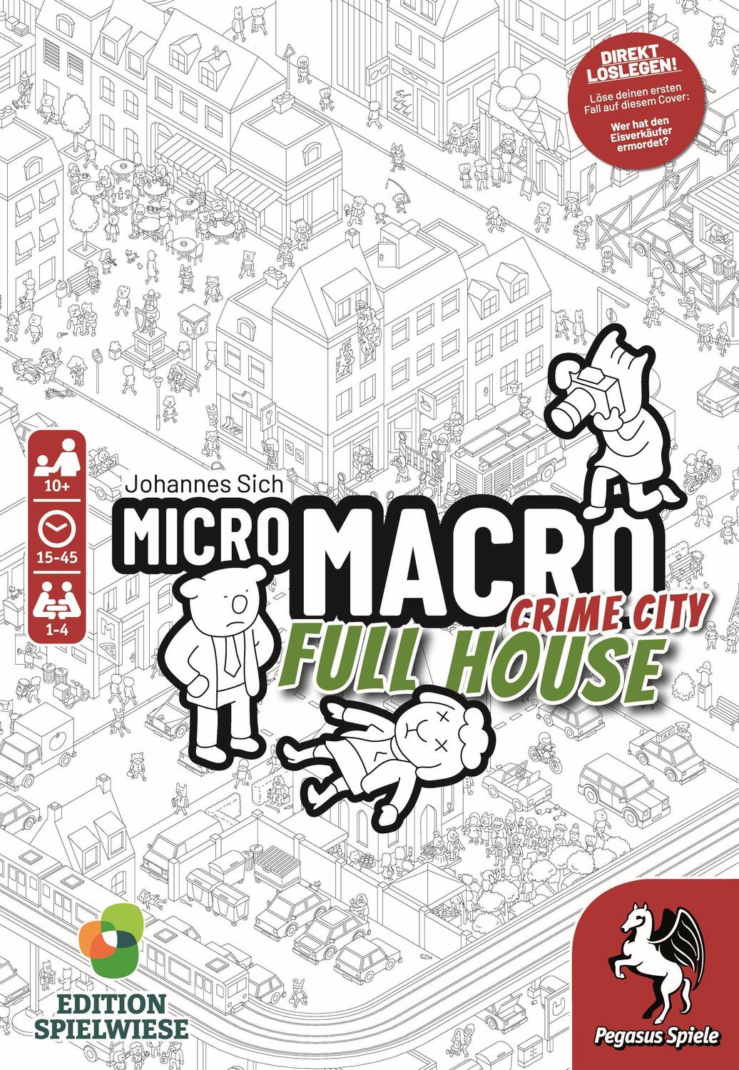 Cover: 4250231730115 | MicroMacro: Crime City 2 - Full House (Edition Spielwiese) | Spiel