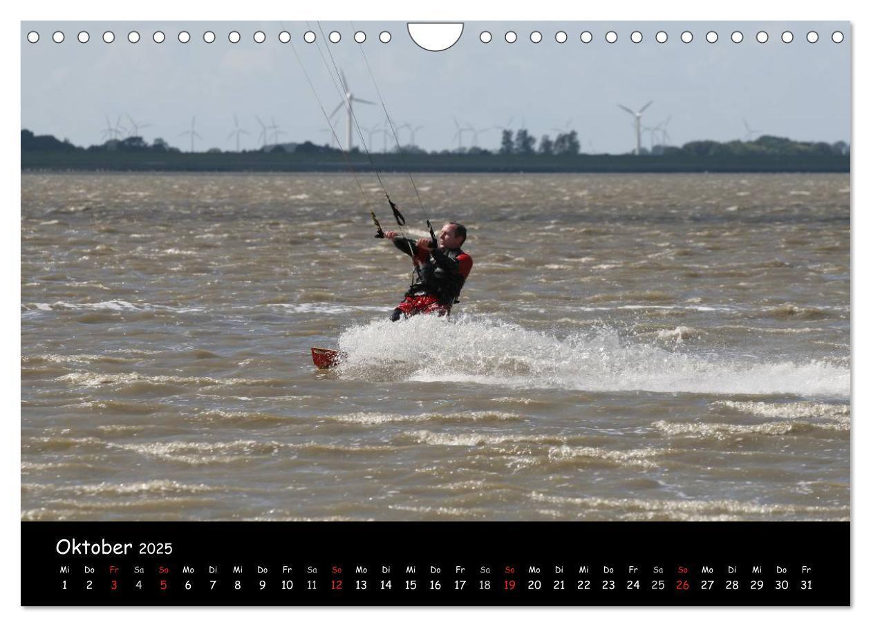 Bild: 9783435749508 | Kitesurfen ¿ Faszination auf dem Wasser (Wandkalender 2025 DIN A4...