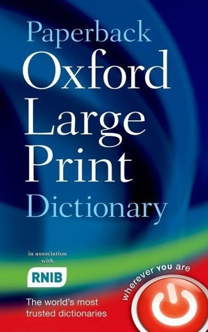 Cover: 9780199216307 | Paperback Oxford Large Print Dictionary | Oxford Languages | Buch