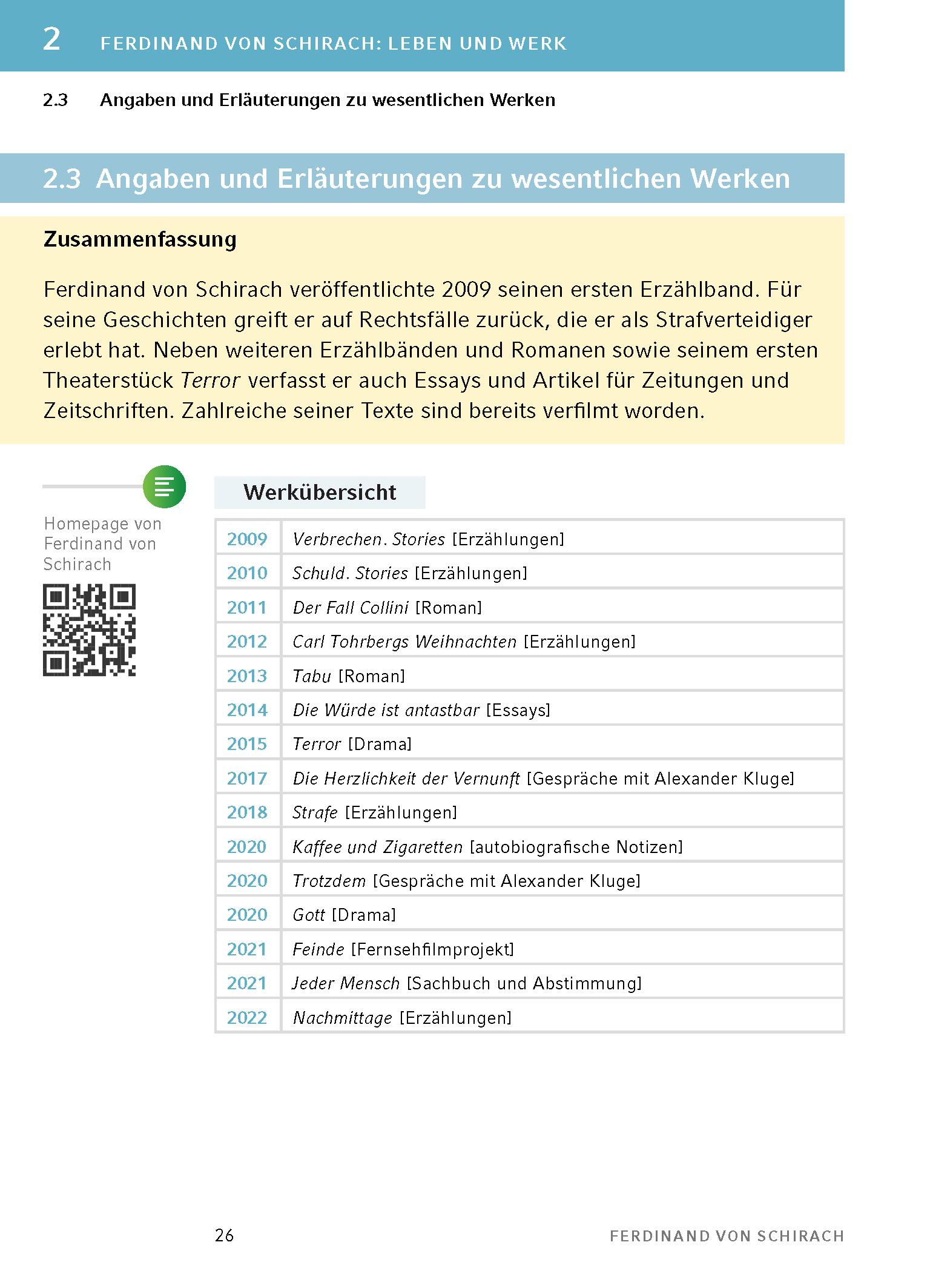 Bild: 9783804420946 | Terror - Textanalyse und Interpretation | Ferdinand von Schirach