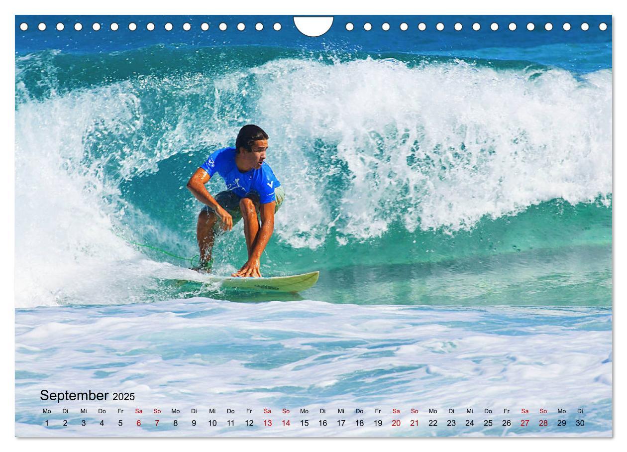 Bild: 9783435329908 | Surfen - die perfekte Welle (Wandkalender 2025 DIN A4 quer),...