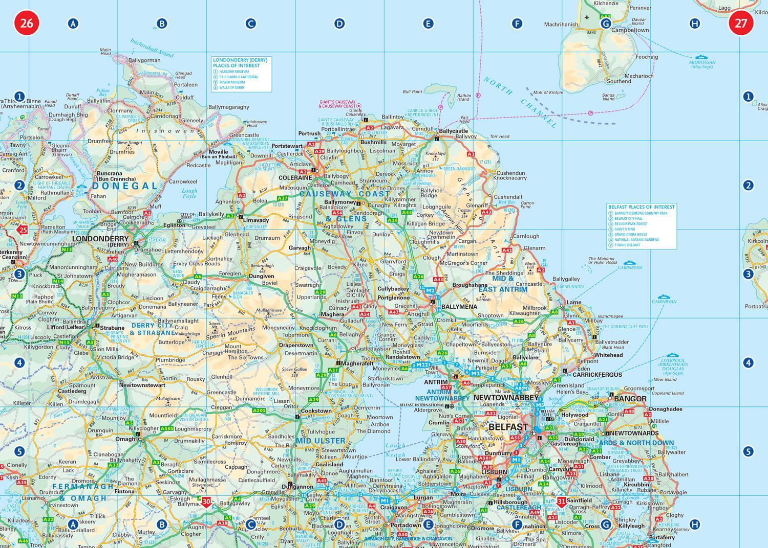 Bild: 9780008492564 | Collins Handy Road Atlas Ireland | Collins Maps | Taschenbuch | 2022