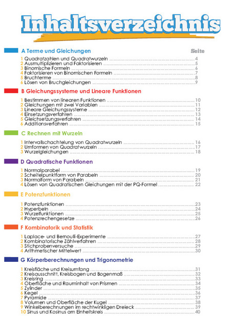 Bild: 9783946641094 | StrandMathe Übungsheft Mathe Klasse 9 - mit kostenlosen Lernvideos...