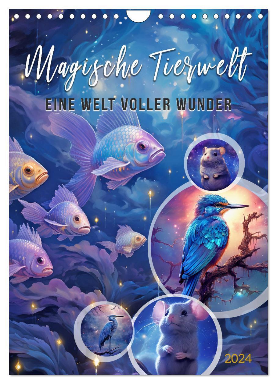 Cover: 9783383686436 | Magische Tierwelt (Wandkalender 2024 DIN A4 hoch), CALVENDO...