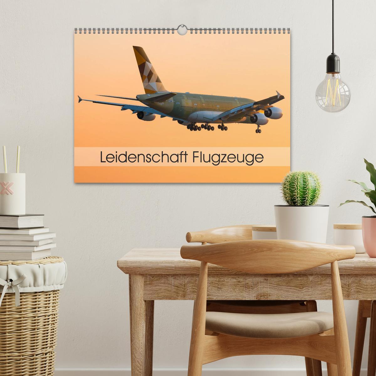 Bild: 9783435399987 | Leidenschaft Flugzeuge (Wandkalender 2025 DIN A3 quer), CALVENDO...